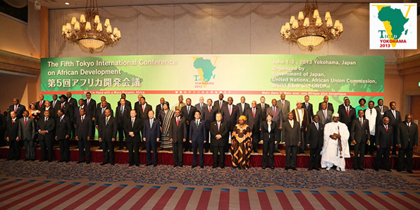 제5차 아프리카개발회의(TICAD)는 지난 2013년 일본 요코하마에서 개최됐다. 아프리카 39개 국가의 정상이 참석했다.