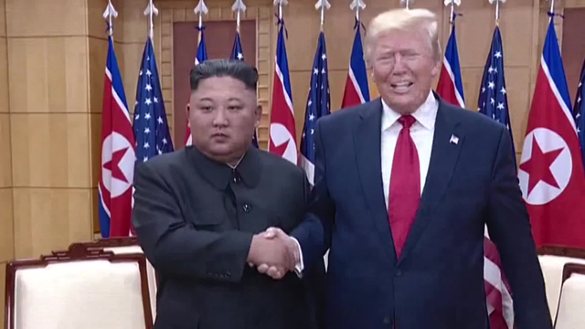 김정은 북한 국무위원장과 트럼프 미국 대통령의 판문점 회동