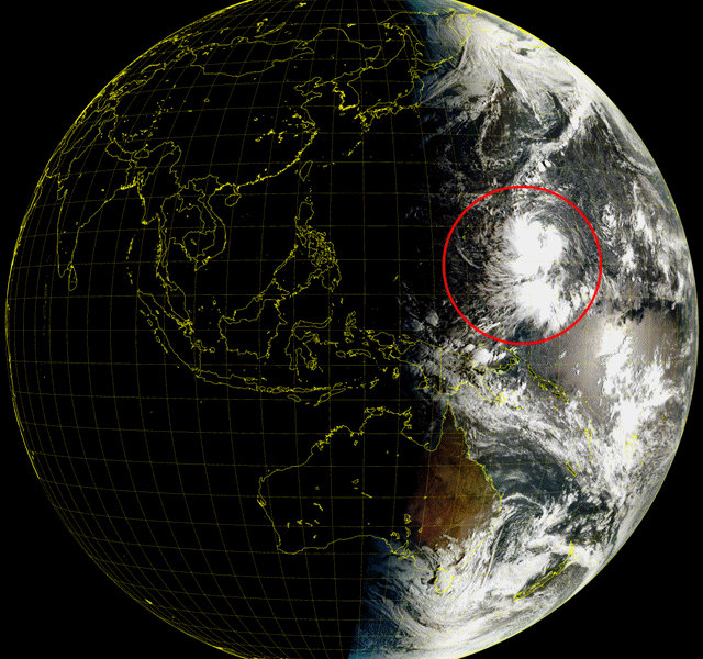 오늘(6일) 오전 천리안 2A호에서 촬영한 19호 태풍 ‘하기비스’