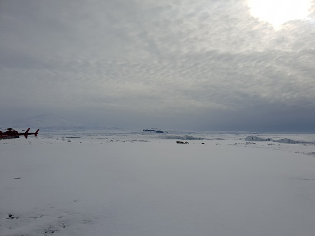 끝없는 설원이 펼쳐진 남극