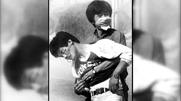 1987년 6월 9일, 이한열(당시 대학생) 열사 피격