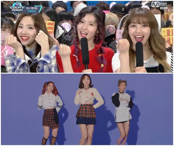 출처 : Mnet, 트와이스 뮤비 화면 캡처
