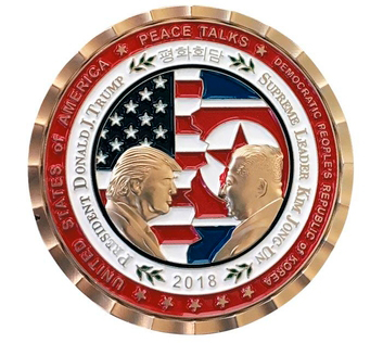 백악관군사실(WHMO)이 지난달 21일 공개한 기념메달