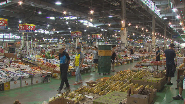 상인 천 3백여 명이 종사하는 반여농산물도매시장