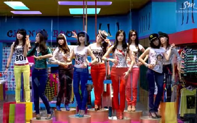 소녀시대 ‘Gee’ 뮤직비디오 캡처