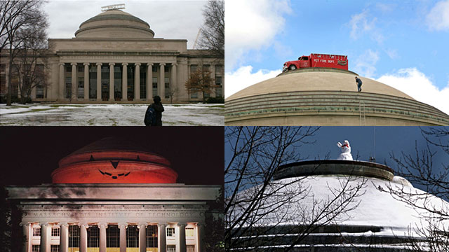 MIT 10동 건물 돔에 학생들이 벌여온 장난(hack) 사례들