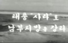 국가기록원 제공 1959년 태풍 ‘사라’ 관련 영상
