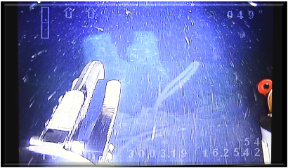 무인잠수정(ROV)으로 확인한 ‘침몰 72정’ 선체