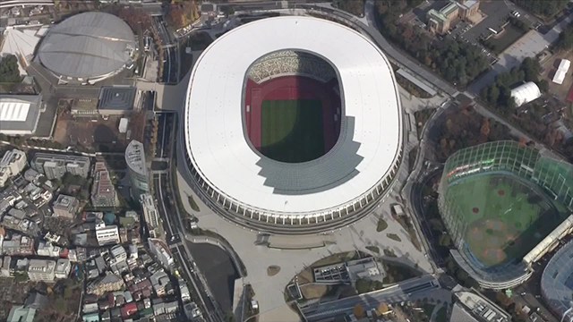 2020 도쿄올림픽 주경기장인 신국립경기장. 착공 3년만인 2019년 11월 완공됐다.