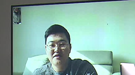 삼성 원태인의 천적으로 불렸던 오재일이 두산에서 삼성으로 이적했다. 대구집에서 KBS와의 화상 인터뷰 중인 오재일.