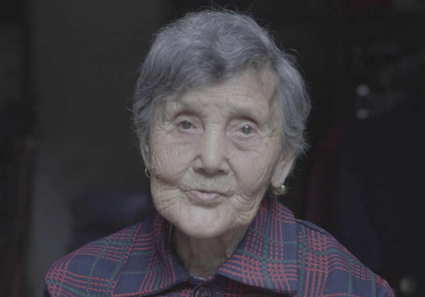 일본군 위안부 피해자 류츠쥔 할머니. 강제로 성폭행 당했다며 강제성을 증언했다. (사진 제공=다큐 제작팀 ‘후이셩’)