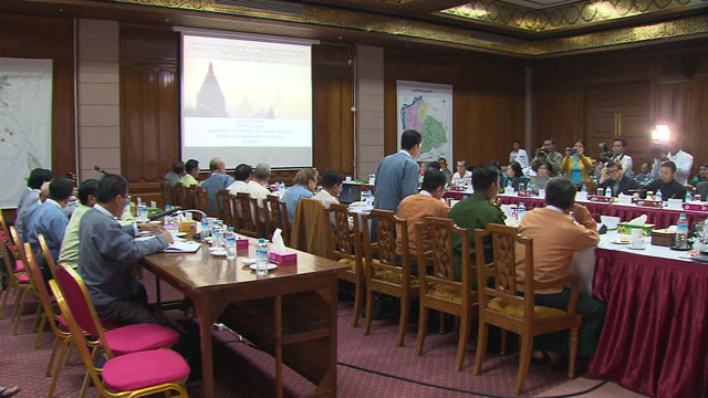지난달 19일 미얀마 바간에서 열린 국제문화재복원기술조성포럼 