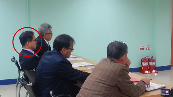 2014년 10월 30일, 늘품체조 시범 행사에 참석한 김종 문체부 제2차관
