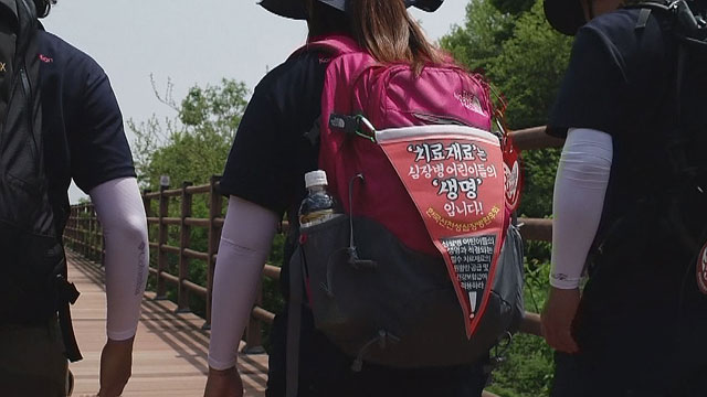 한국선천성심장병환우회 걷기 캠페인 