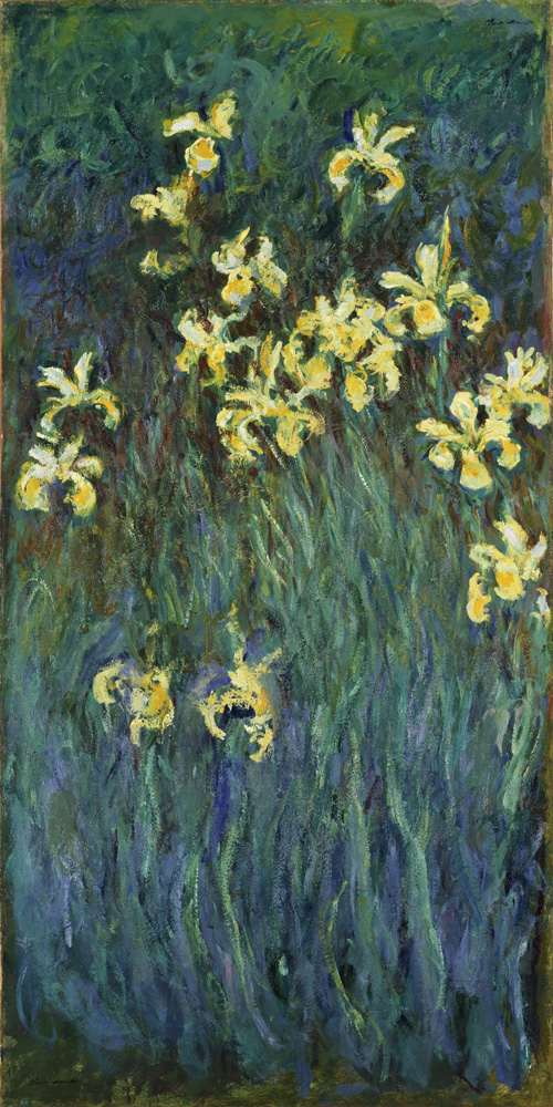 클로드모네 ‘노란 아이리스’ 1914-17경 캔버스에유채