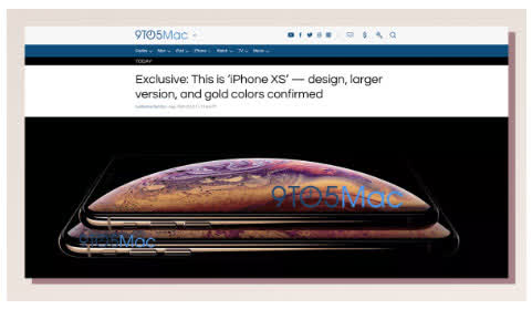 9to5 Mac에 유출된 아이폰 사진 출처: 9toMac