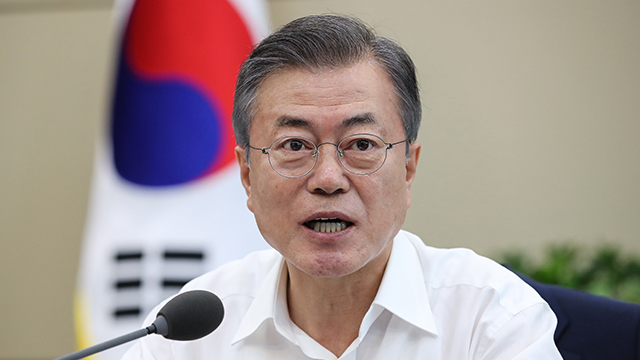 문대통령 “얻고자 하는 건 항구평화 …비핵화 허심탄회 대화할 것”