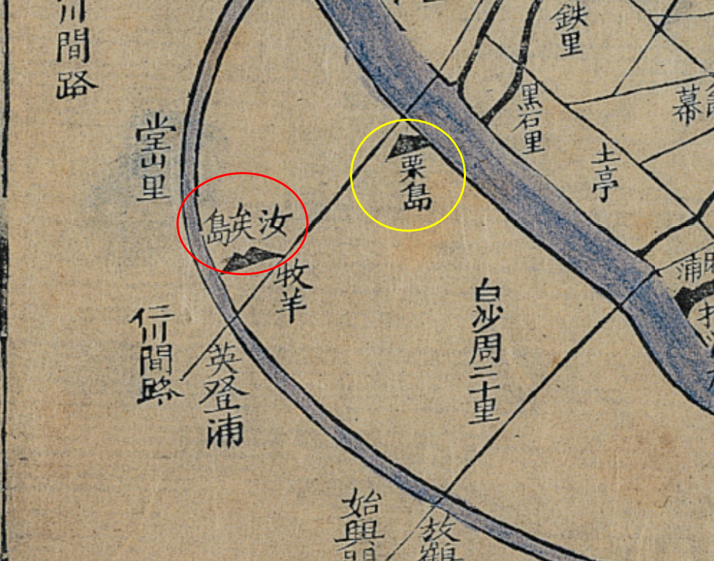 김정호의 《대동여지도》에 수록된 도성 지도