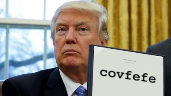 ‘브랜드’로 거듭나는 트럼프의 트윗 오타 ‘코브피피’(covfefe)