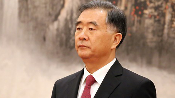 中왕양, 2144명 만장일치로 정협 주석에 선출