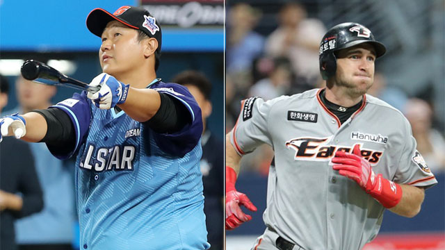 이대호·호잉, KBO 올스타전 홈런레이스 결승 진출