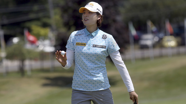 전인지, 마라톤 클래식 2R 공동 4위…선두와 2타 차