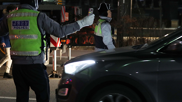 경기남부청, 주요 고속도로 음주 단속…45명 적발