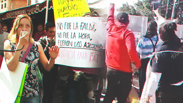 멕시코 7세 여아 살해에 분노 시위 불길 (출처:CNN)