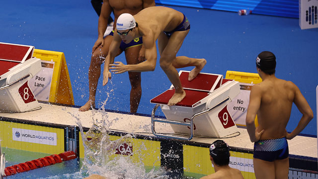 Korean Swimmer Hwang Seon-woo Leads Men’s 800m Relay Team to First Medal at World Championships