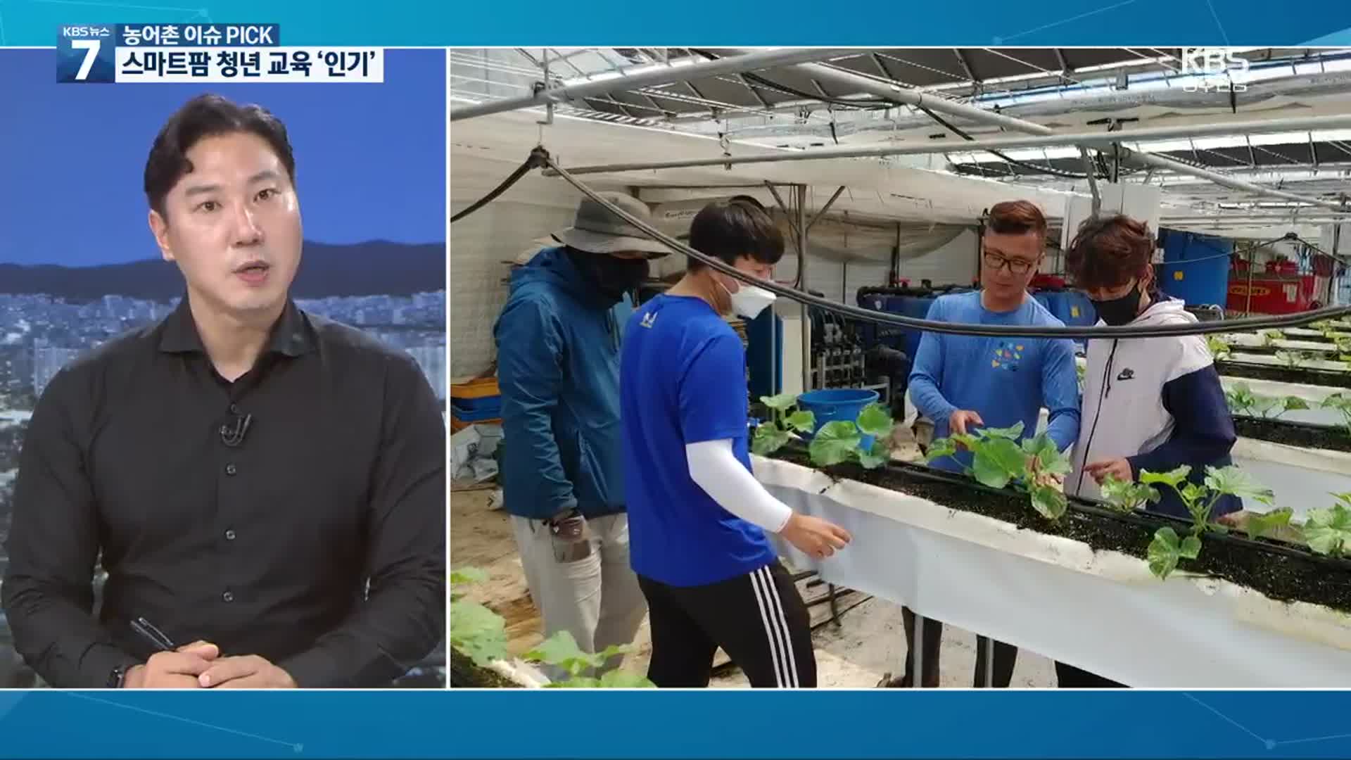 [농어촌 이슈 PICK] '스마트팜 청년창업 교육', 인기 비결은? - KBS뉴스