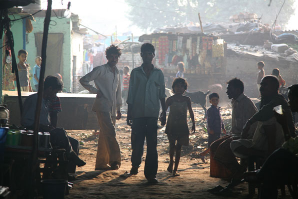 인도 빈민촌