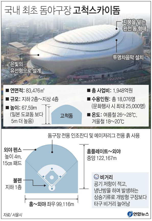 국내 최초 돔야구장