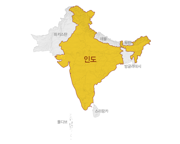 인도 지도