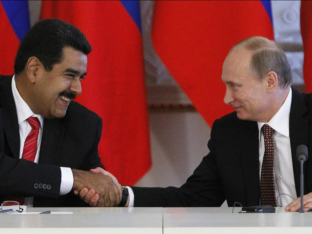 마두로 베네수엘라 대통령과 푸틴 러시아 대통령