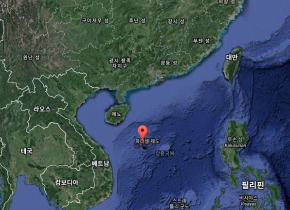 ▲ 파라셀군도 위치 (출처 = 구글지도)