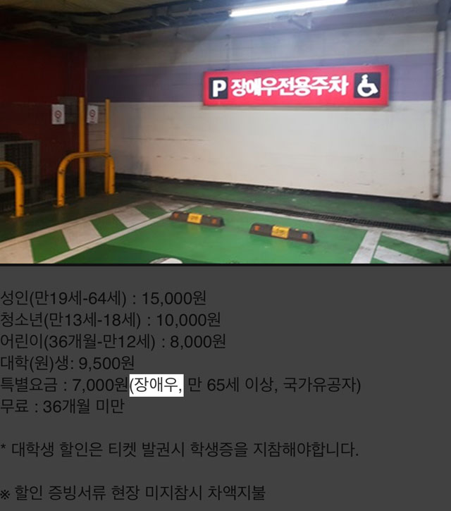 상-서울 모 대형마트 장애인 전용주차구역, 하-모 인터넷 쇼핑몰 판매 글