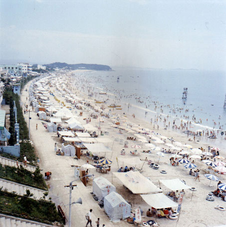1976년 대천 해수욕장