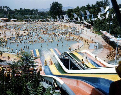1976년 워커힐 수영장