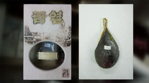 북한 식당에서 ‘웅담’이라며 팔고 있는 ‘곰열’