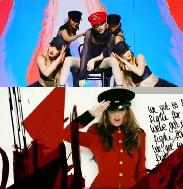 위 : 선미 ‘주인공’ 뮤직비디오, 아래 : 셰릴 콜 ‘파이트 포 디스 러브’ 뮤직비디오