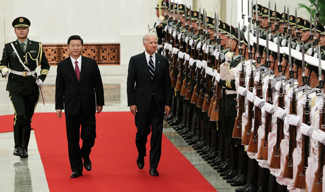 시진핑 중국 주석과 조 바이든 전 미국 부통령