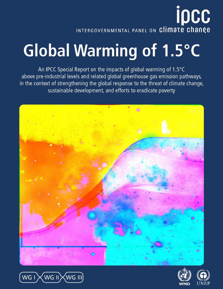 기후변화 정부간 협의체(IPCC)가 2018년 발간한 ‘지구온난화 1.5도 특별보고서’