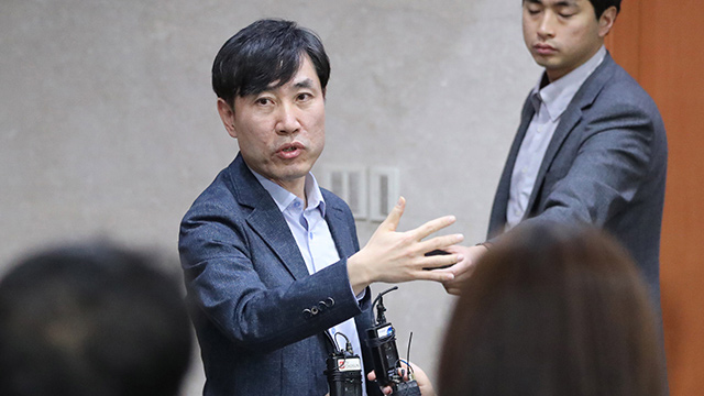 하태경 오후 정론관 기자회견 뒤 브리핑