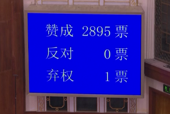 홍콩 선거제 개편안은 3월 11일 전인대 전체회의에서 한표의 반대 없이 처리됐다. 다른 안건에 비해 긴 박수도 뒤따랐다. 