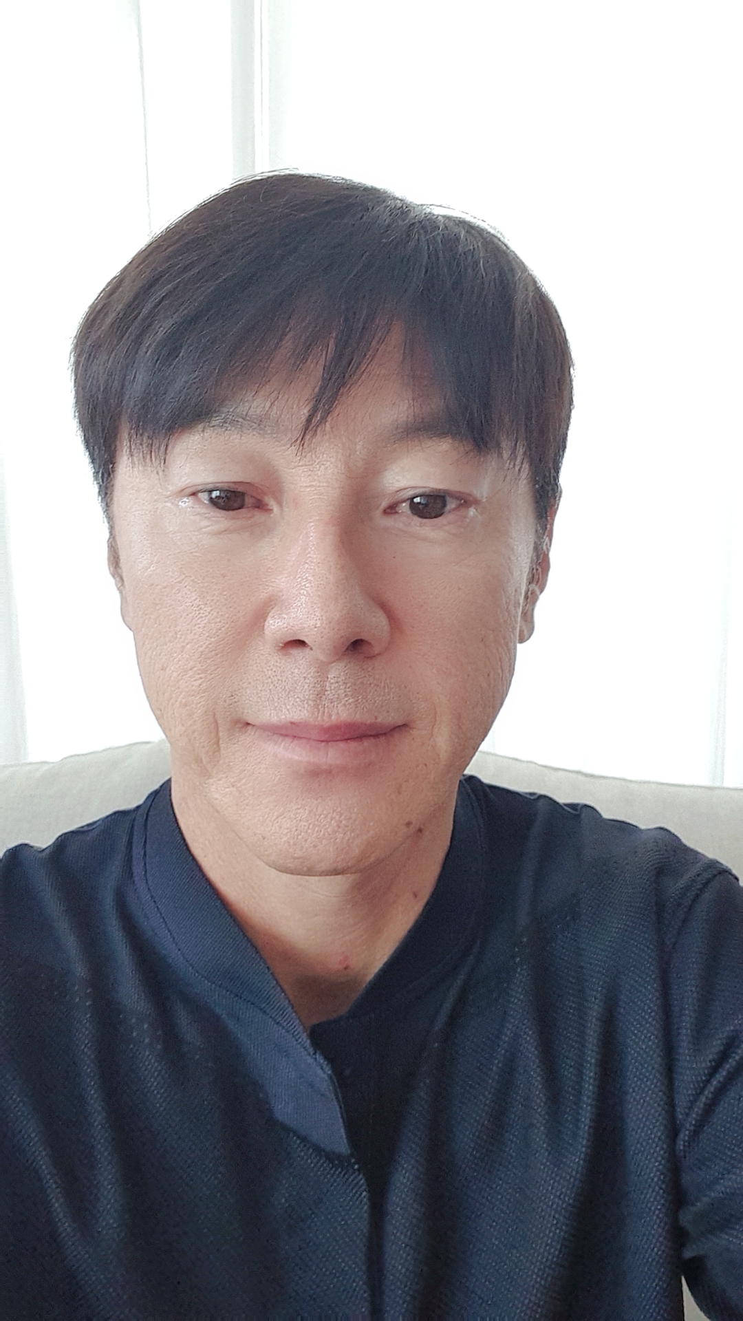 건강에서 회복해 컨디션이 정상이라고 밝힌 신태용 감독(6일. 신태용 감독 제공)