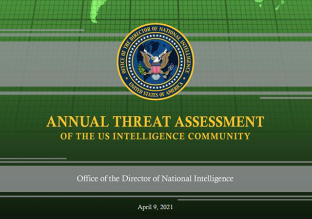 미국 국가정보국장실(ODNI) ‘미 정보당국의 연례위협평가’ 보고서
