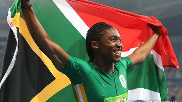 ‘성별 논란’을 부른 남아프리카공화국의 여자 육상 선수 카스터 세메냐