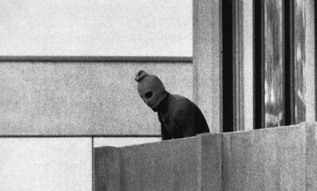 1972년 제20회 하계 뮌헨 올림픽 당시 이스라엘 선수촌을 습격한 테러범.