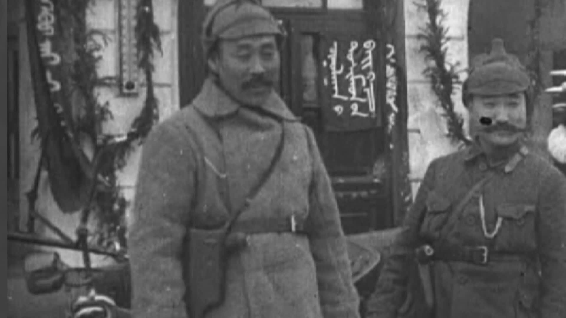 1922년 모스크바 극동민족대회에 참석한 홍범도 장군