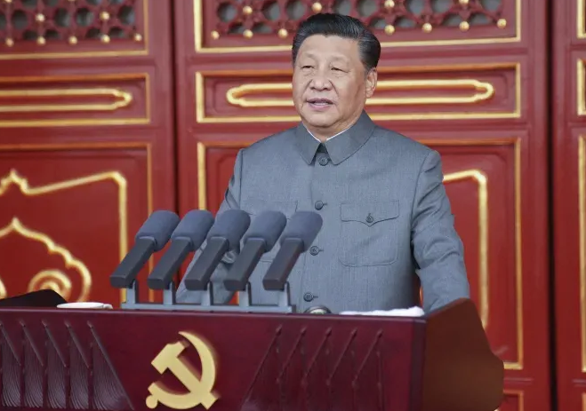 시진핑 중국 국가주석은 2021년 7월 1일 공산당 100주년 행사에서 절대 빈곤을 퇴치하고 샤오캉 사회(중산층 사회)에 접어들었다고 선언했다. (사진=연합뉴스)